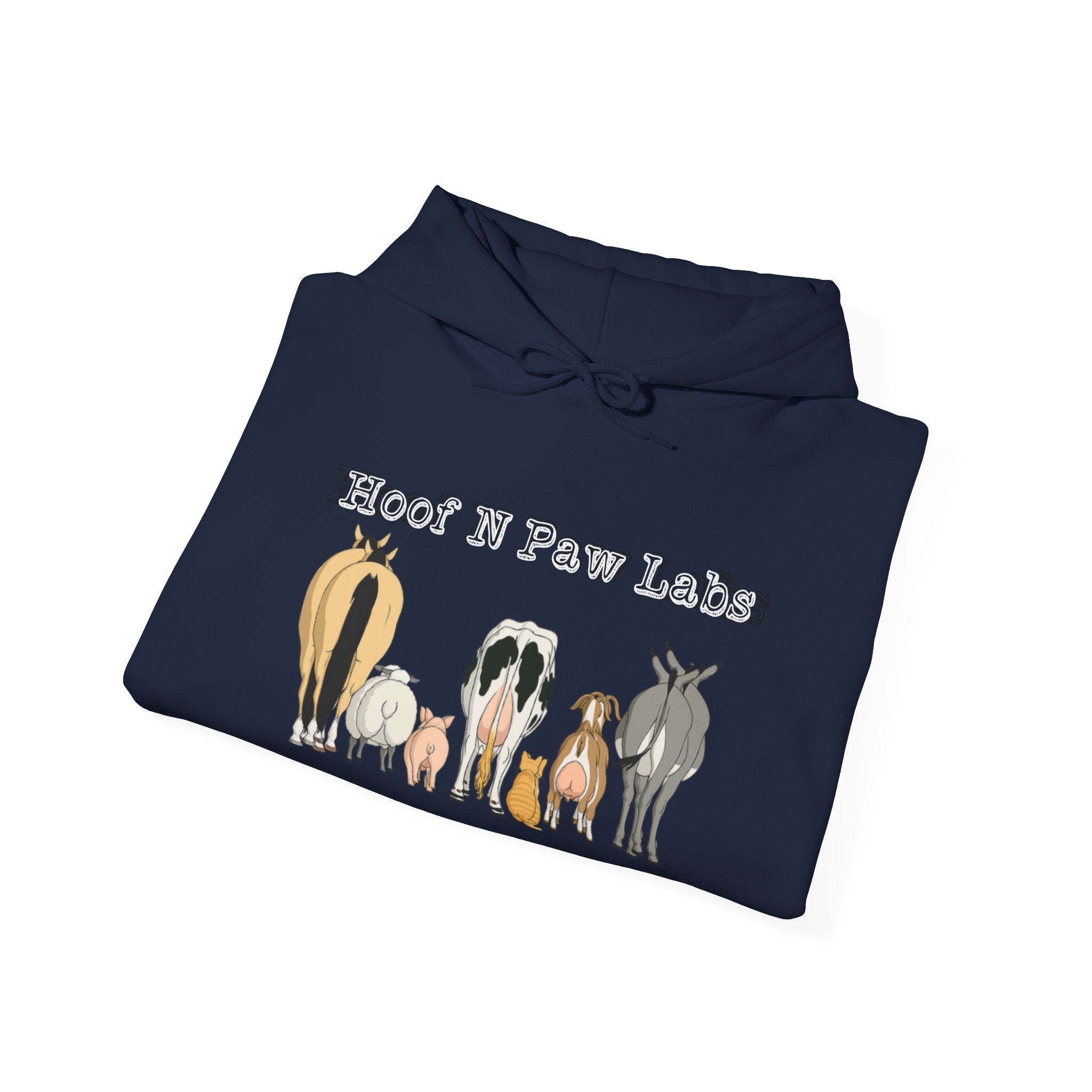 Hoof N Paw Labs Hoodie Dark Colors